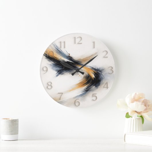 Embedded Time — Abstract Gestural Grote Klok (Huis)