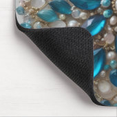 Embellished glass and stone Mousepad 4 Muismat (Hoek)