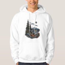 Ember After Dark | Moderne Natuur Sweatshirt