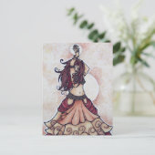 Ember-buikdanskunst Briefkaart (Staand voorkant)