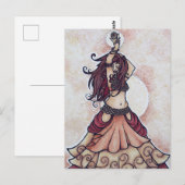 Ember-buikdanskunst Briefkaart (Voorkant / Achterkant)