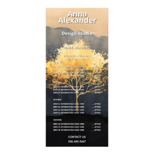 Ember Canopy Minimaal Design Reclamekaart