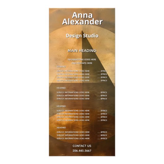 Ember Canopy | Minimaal Design Reclamekaart (Voorkant)