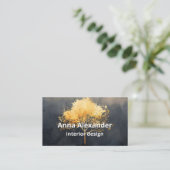 Ember Canopy | Minimaal Design Visitekaartje (Staand voorkant)