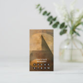 Ember Canopy | Minimaal Design Visitekaartje (Staand voorkant)