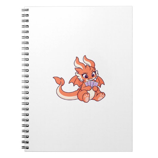 Ember Dragon Playing Cards Notitieboek (Voorkant)