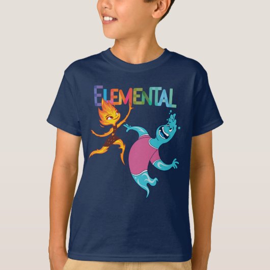 Ember en Wade Elemental Dancing T-shirt (Voorkant)