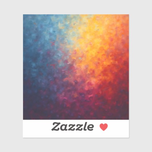 Ember Fade - Square Vinyl Sticker (Vel)