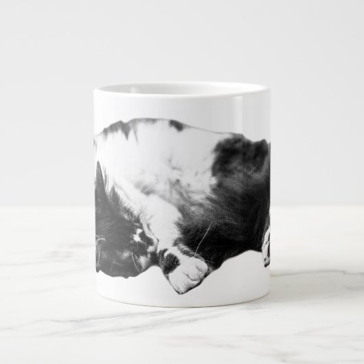 Ember-Glow Catnap Grote Koffiekop (Voorkant)