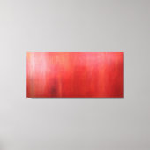Ember Glow Haze rode acryl schilderij canvas print (Voorkant)
