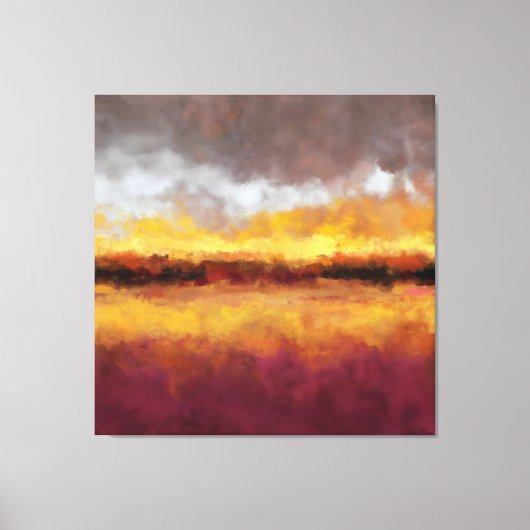 Ember Horizon Canvas Afdruk (Voorkant)
