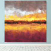 Ember Horizon Canvas Afdruk (Insitu (Houten vloer))
