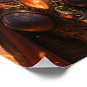 Ember Knight Fantasy Wall Art Poster (Hoek)