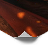 Ember Knight Fantasy Wall Art Poster (Hoek)