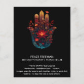 Ember Lotus | Hamsa Hand Design Flyer (Achterkant)