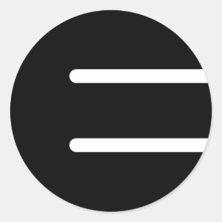 Ember Muziek "Black E" Sticker - 3"