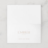 Ember Papier 3.5x2-plaatskaart uploadt uw ontwerp Plaatskaartje (Buitenkant ongevouwen)