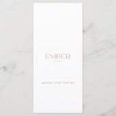 Ember Papier 4x9 Menu Aangepast Upload uw ontwerp (Voorkant)