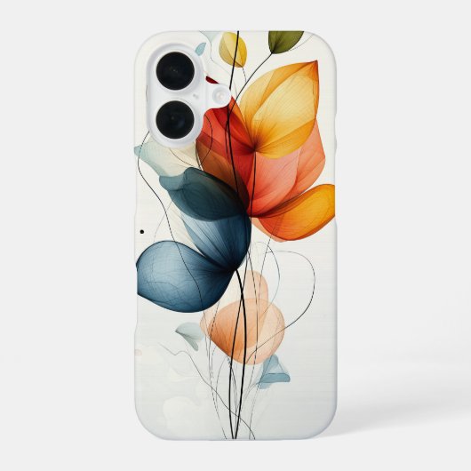 Ember Petal iPhone 16 Hoesje (Achterkant)