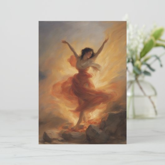 Ember Rhythms door Shawna Mac Art Kaart (Staand voorkant)