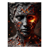 "Ember Soul – The Face of Fire Perfect Poster (Voorkant)