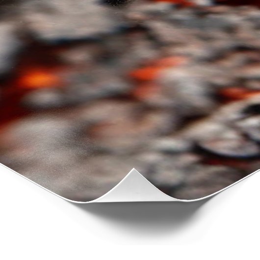 "Ember Soul – The Face of Fire Perfect Poster (Hoek)