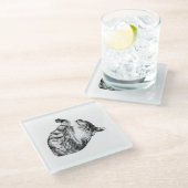 Ember-Step Spint Glazen Onderzetter (Schuin)