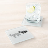 Ember Tafel, Scentwork Scene Glazen Onderzetter (Schuin)
