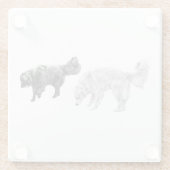 Ember Tafel, Scentwork Scene Glazen Onderzetter (Achterkant)