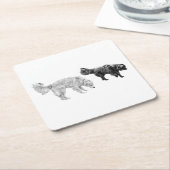 Ember Tafel, Scentwork Scene Kartonnen Onderzetters (Schuin)