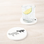 Ember Tafel, Scentwork Scene Zandsteen Onderzetter (Zijkant)