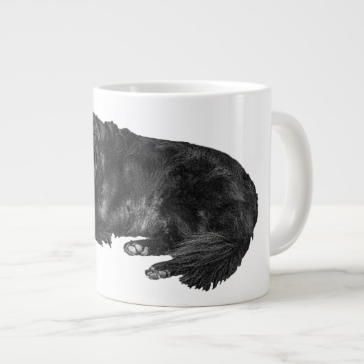 Ember-Tongue Calm voor Leafy Mornings Grote Koffiekop (Voorkant rechts)