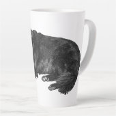 Ember-Tongue Calm voor Leafy Mornings Latte Mok (Rechterhoek)