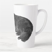 Ember-Tongue Calm voor Leafy Mornings Latte Mok (Rechts)