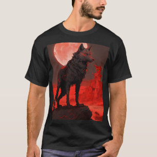 Ember Wolf: Bewaker van de Zwarte Woestijn T-shirt