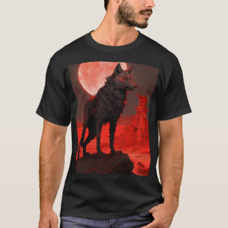 Ember Wolf: Bewaker van de Zwarte Woestijn T-shirt