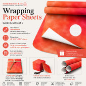 Emberblush Rise Inpakpapier Vel