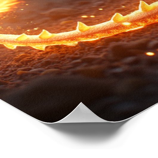 Emberheart Fire Dragon Poster (Hoek)