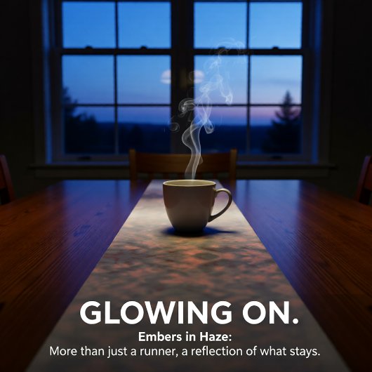 Embers in Haze Lange Tafelloper