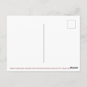 'Embertime' vergeten gitaarliedjes Briefkaart (Achterkant)