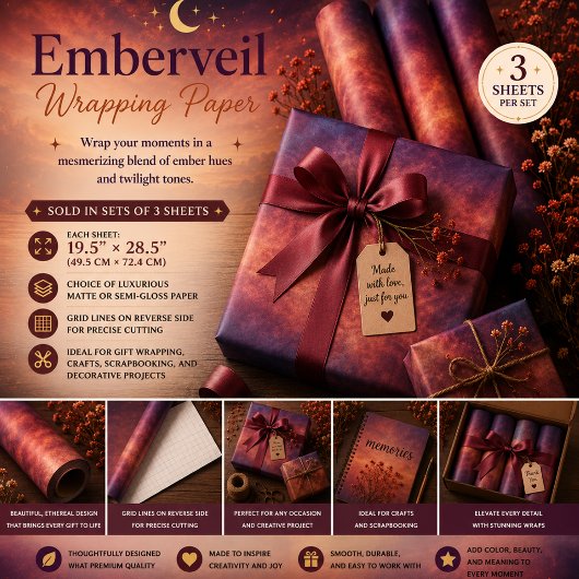 Emberveil Inpakpapier Vel