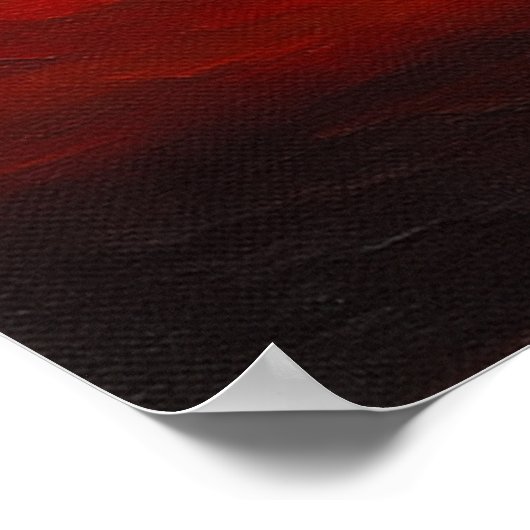 Emberwake Horizon Abstract Poster (Hoek)