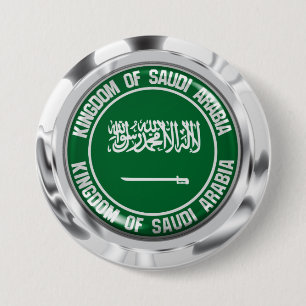 Embleem bij de Ronde van Saudi-Arabië Button 7,6 Cm