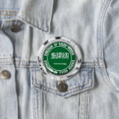 Embleem bij de Ronde van Saudi-Arabië Button 7,6 Cm (In situ)