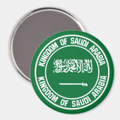 Embleem bij de Ronde van Saudi-Arabië Magneet (Voorkant / Achterkant)