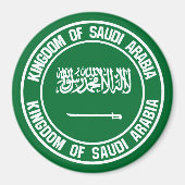 Embleem bij de Ronde van Saudi-Arabië Magneet (Voorkant)