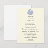 Embleem (blauw) 4.25x5.5 kaart (Voorkant / Achterkant)