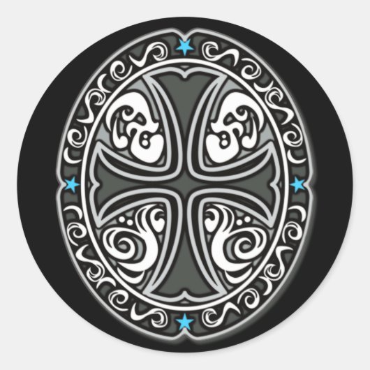 Embleem CROSS Ronde Sticker (Voorkant)