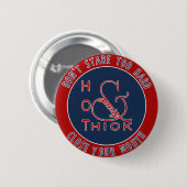 Embleem heet dik en niet te hard steken ronde button 5,7 cm (Voorkant /achterkant)