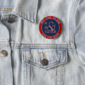Embleem heet dik en niet te hard steken ronde button 5,7 cm (In situ)